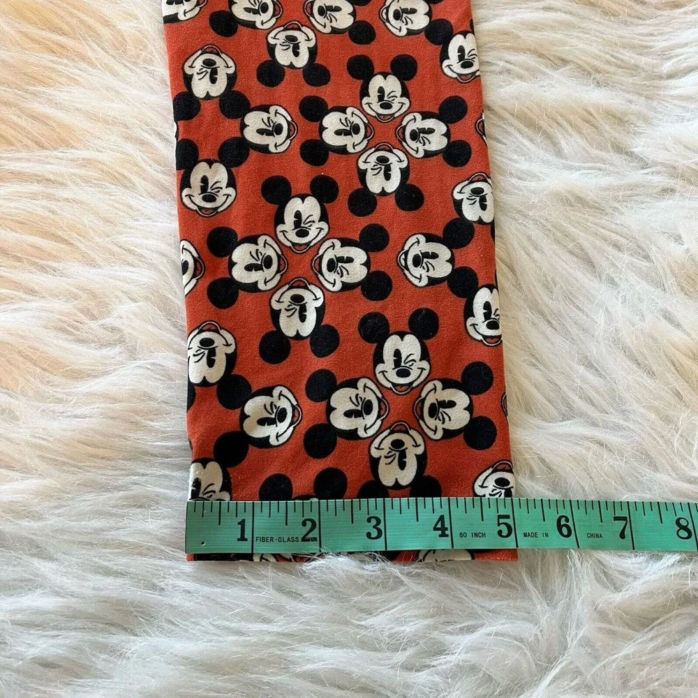 LuLaRoe Disney Leggings Tall‎ & Curvy Mickey Mouse AOP Elastic Stretch Pants OS